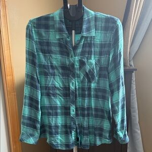 GAP Blue Plaid Shirt
